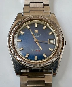 TISSOT Automatic Seastar Pr 516 Watch Vintage Visodate GL Mens 21J Cal 784-2 - Picture 1 of 11