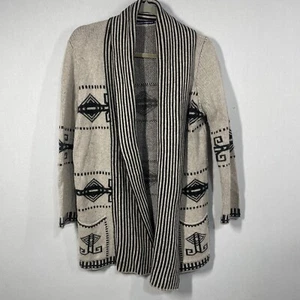 Brandy Melville Sweater Women XS S Cardigan Thick Knit Tribal South Western - Picture 1 of 11