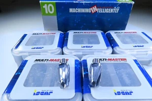 LOT ( 10 PCS ) NEW ISCAR MM ECS 6.8-4203 MULTI MASTER SOLID CARBIDE DRILL INSERT - Picture 1 of 10