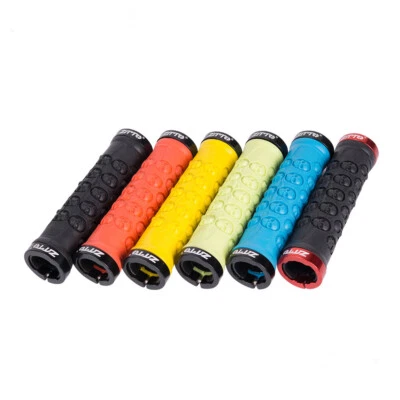 Double Lock on BMX MTB Mountain Bike Bicycle Cycling Handle Bar Handlebar Grips - Image 1 of 4