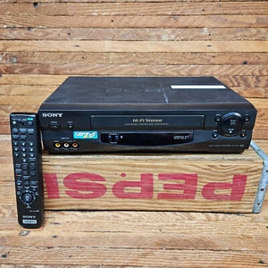 Sony SLV-N55 4-Head Hi-Fi Stereo VCR VHS Video Player Recorder Tested Video - Picture 1 of 19