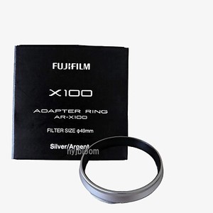 FujiFilm AR-X100 Adapter Ring (Silver); Open Box, Unused (from LH-X100)