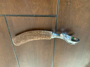 Antler/Horn Handle Stainless Steel Ice Cream Scoop - Picture 1 of 5