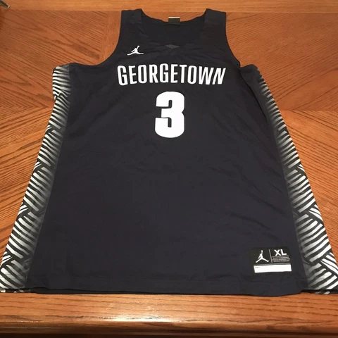 Allen Iverson #3 Jordan Brand Men's Georgetown Hoyas Basketball Jersey - XL Cover