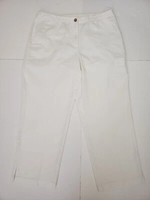Pantalones cargo vintage Orvis para mujer de algodón blanco estilo 10 OR-74TE ventilación al tobillo Foto 1 de 4