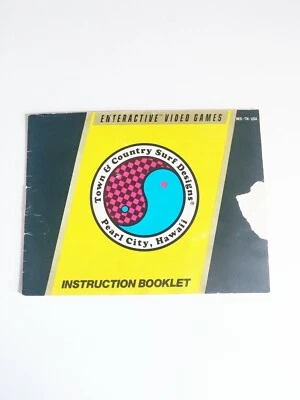 T & C Town & Country Surf Designs NES Nintendo Instruction Manual Only - Image 1 of 4
