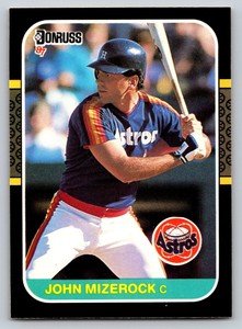 1987  Donruss #653 John Mizerock Houston Astros