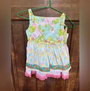Matilda Jane Apron Knot Top, size 8, EUC - Picture 1 of 2