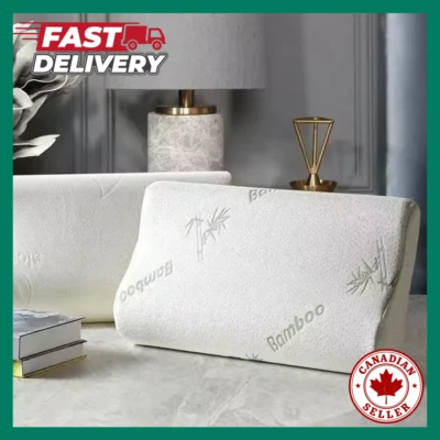 40x25CM Sleeping Pillow Orthopedic Memory Foam Pillow Cervical Neck Support - Image 1 of 4