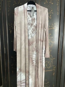 Brightly Twisted Long Lightweight Cardigan Sz S/M - Picture 1 of 5