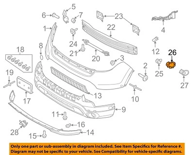 Soporte sensor Ford OEM 02-19 Explorer Sport Trac-Park BB5Z15C872A Foto 1 de 2