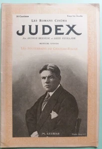 C1 Arthur Bernede JUDEX 8 Souterrains Chateau Rouge ROMANS CINEMA 1917 ILLUSTRIOUS - Picture 1 of 1