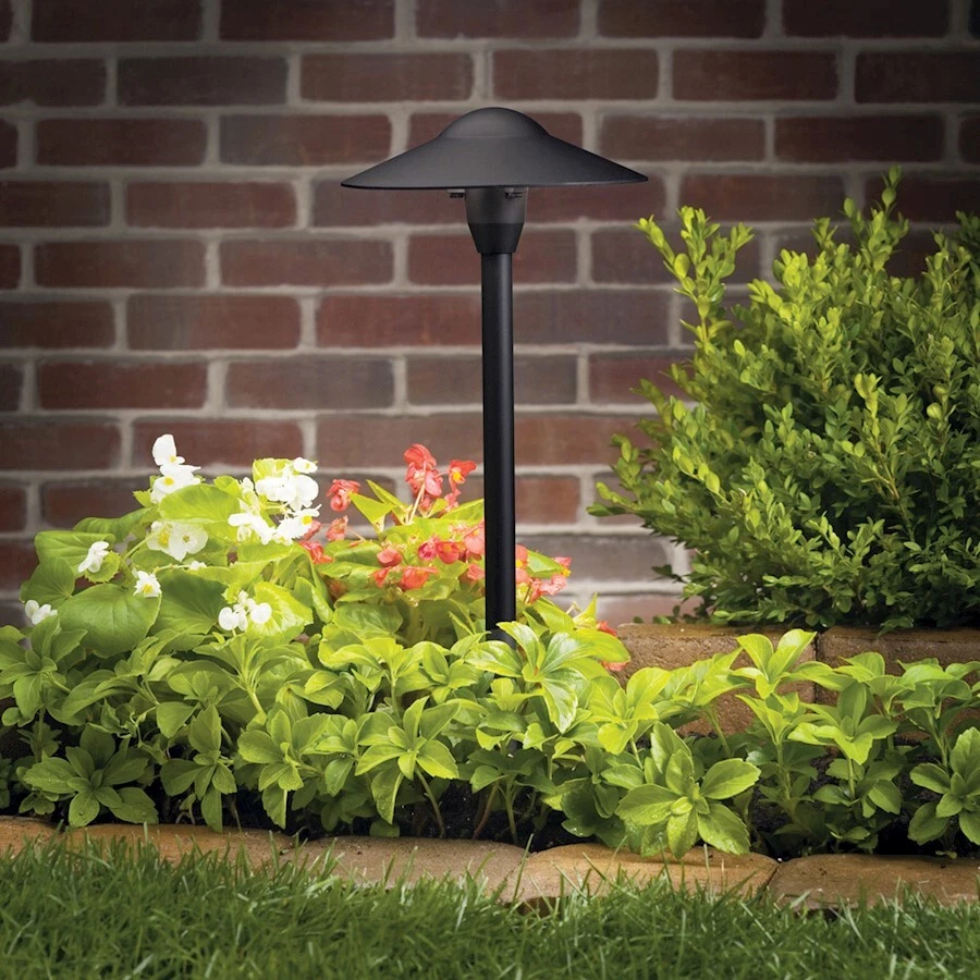 Kichler Path & Spread 1Lt 12V, Textured Black - 15310BKT - Image 1 of 1