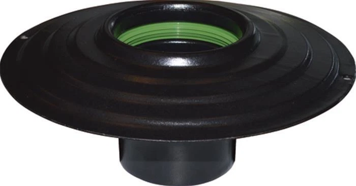 ROSONE CANNA FUMARIA Ø 80 MM NERO INNESTO E GUARNIZIONI PER TUBI STUFA STUFE - Immagine 1 di 1