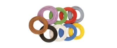 BRAWA 3106 Matassina di cavo elettrico marrone (10 metri - diametro 0,14 mm2 ) Foto 1 de 2