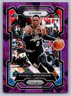 Russell Westbrook 2023-24 Panini Prizm #39 glace fissurée violette /149