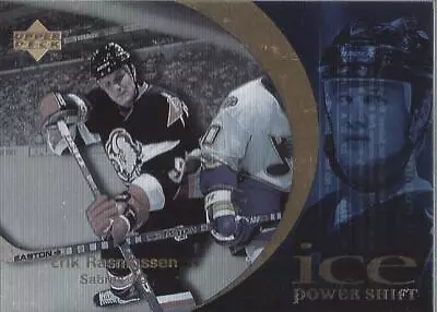 1997-98 Upper Deck Ice Power Shift #57 Erik Rasmussen - NM-MT - Image 1 of 2