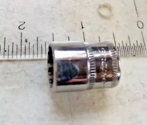 SNAP-ON TMMD12 1/4" Drive 12 Point Metric 12mm Shallow Chrome Socket Made in USA - Bild 1 von 1