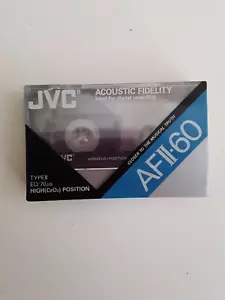 CINTA DE CASETE BLANCA JVC AF II60 TIPO II SELLADA NUEVA - Imagen 1 de 4