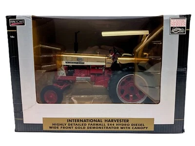 1/16 Farmall 544 Hydro Diesel Wide Front Gold Demonstrator Tractor - Image 1 of 3
