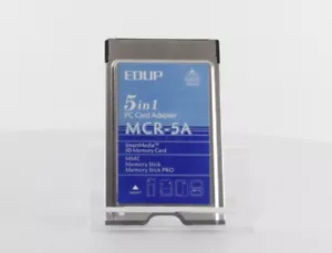 EDUP MCR-5A PCMCIA 5-in-1 Card Reader for Laptop/Notebook (SD/SM/MMC/MS/MS Pro) - Picture 1 of 2