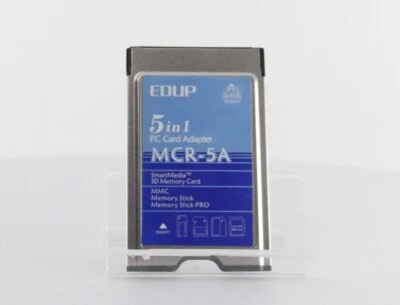 EDUP MCR-5A PCMCIA 5-in-1 Kartenleser für Laptop/Notebook (SD/SM/MMC/MS/MS Pro) - Bild 1 von 2