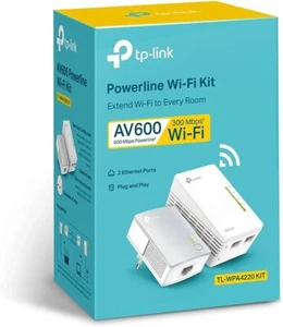 TP-Link TL-WPA4220 KIT 600 Mbit/s Eingebauter Ethernet-Anschluss WLAN 2 Stücke - Afbeelding 1 van 3