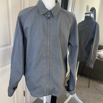 Element Skate Coat Jacket Gray Blue Men’s Size Medium Wood & Thread 100% Cotton - Image 1 of 4