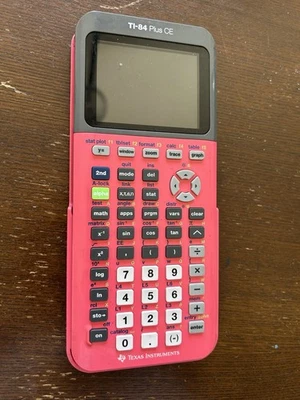 Texas Instruments TI-84 Plus CE Graphing Calculator - Pink - Image 1 of 3