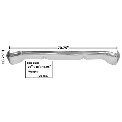 Parachoques trasero Dynacorn 4056, 1956 para Chevy Foto 1 de 4