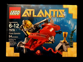 LEGO 7976 Atlantis Ocean Speeder Sealed Retired Set! 