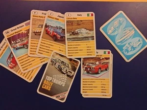 RALLY CARS 1977 vintage Top Trumps used cards (you pick) Free Ship - Picture 1 of 34