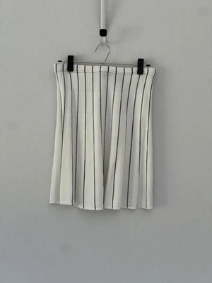 Theory SMALL Lotamee P Prosecco Striped Skirt Preppy Luxury Minimalist Classic - Image 1 of 4