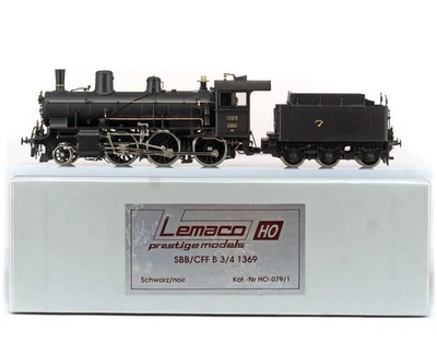 LEMACO HO-079/1 H0 HO BRASS SBB-CFF B 3/4 1369 , Laiton Messing-modelle - Image 1 of 4