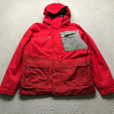 Chaqueta de esquí Marmot Space Walk con capucha niños jóvenes XL bolsillos granate gris rojo Foto 1 de 4