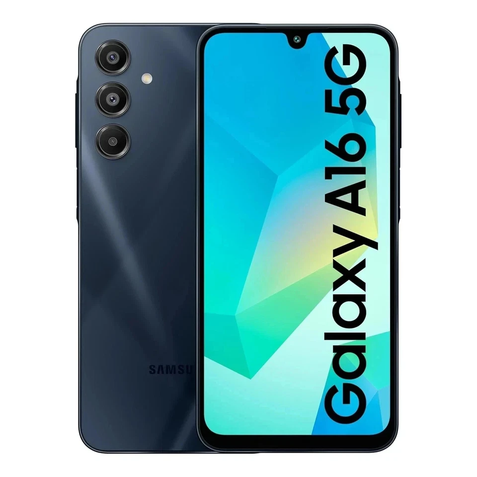 Samsung Galaxy A16 5G - 128GB Dual SIM (Carrier Unlocked) - Blue Black - Image 1 of 1