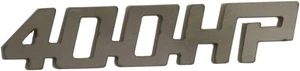Emblema de acero inoxidable 400 HP - LUXXFX1740 - Imagen 1 de 4