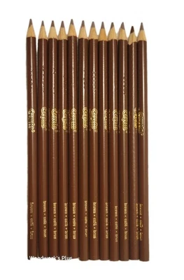 (12) Crayola Colored Pencils (Brown) Bulk Lot Single Color Brand New  - Image 1 of 4