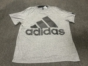 Adidas T-Shirt Herren 2XL XXL Grau Kurzarm Rundhals USA Flagge Freizeit Gym - Bild 1 von 8
