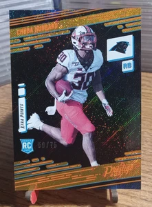 2021 Panini Prestige - Rookies Xtra Points Orange #241 Chuba Hubbard /75 (RC) - Picture 1 of 2