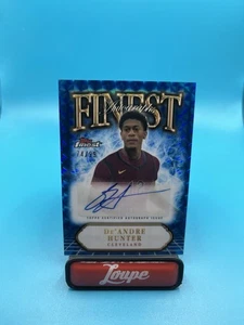 De’Andre Hunter 2024-25 Topps Finest Autographs Blue Geometric 74/99 Cavaliers - Picture 1 of 2