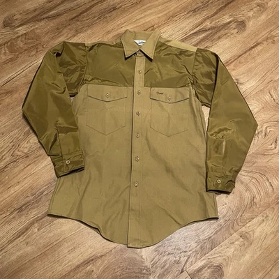 Vintage Duxbak Hunting Canvas Shirt Men Medium Shooting Hunter Outdoors Apparel - Image 1 of 4