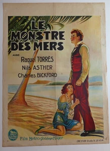 Monstre des mers Raquel Torres Boris Karloff affiche cinema originale 60x80 - Imagen 1 de 2