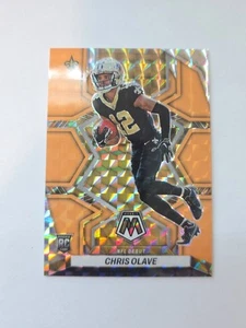 Mosaico Panini 2022 Chris Olave debut naranja fluorescente/25 New Orleans Saints - Imagen 1 de 5