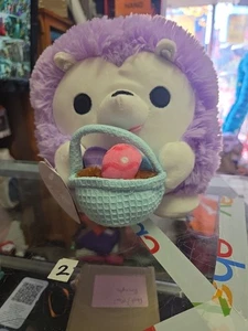 Zuru Snackles 8 Zoll Andrew Igel Plüsch hält Ostern Korb Neu mit Etikett - Bild 1 von 8