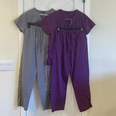 BOGO Just Love 女式磨砂磨砂套装 S EggPlant+灰色医学生 — 第 1/4 张图片