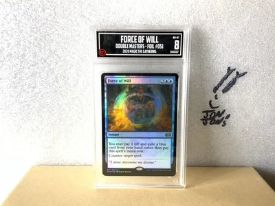 TCCG 8 NM Mint 2020 Double Masters Force of Will Foil - Image 1 of 2