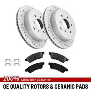 285.8mm Rear Brake Rotor Ceramic Pad Set For Suzuki Equator 2009 2010 2011 2012 - Picture 1 of 9