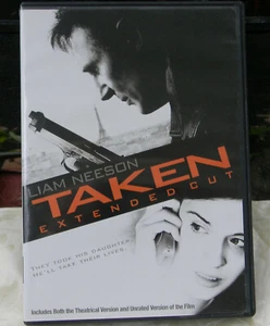 Taken Extended Cut DVD retail purchase - Picture 1 of 2