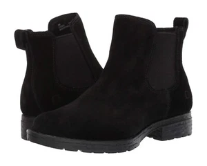 Børn Z17123 Womens Black Suede Cove Waterproof Chelsea Boot Size US 9 M EU 40.5 - Picture 1 of 8